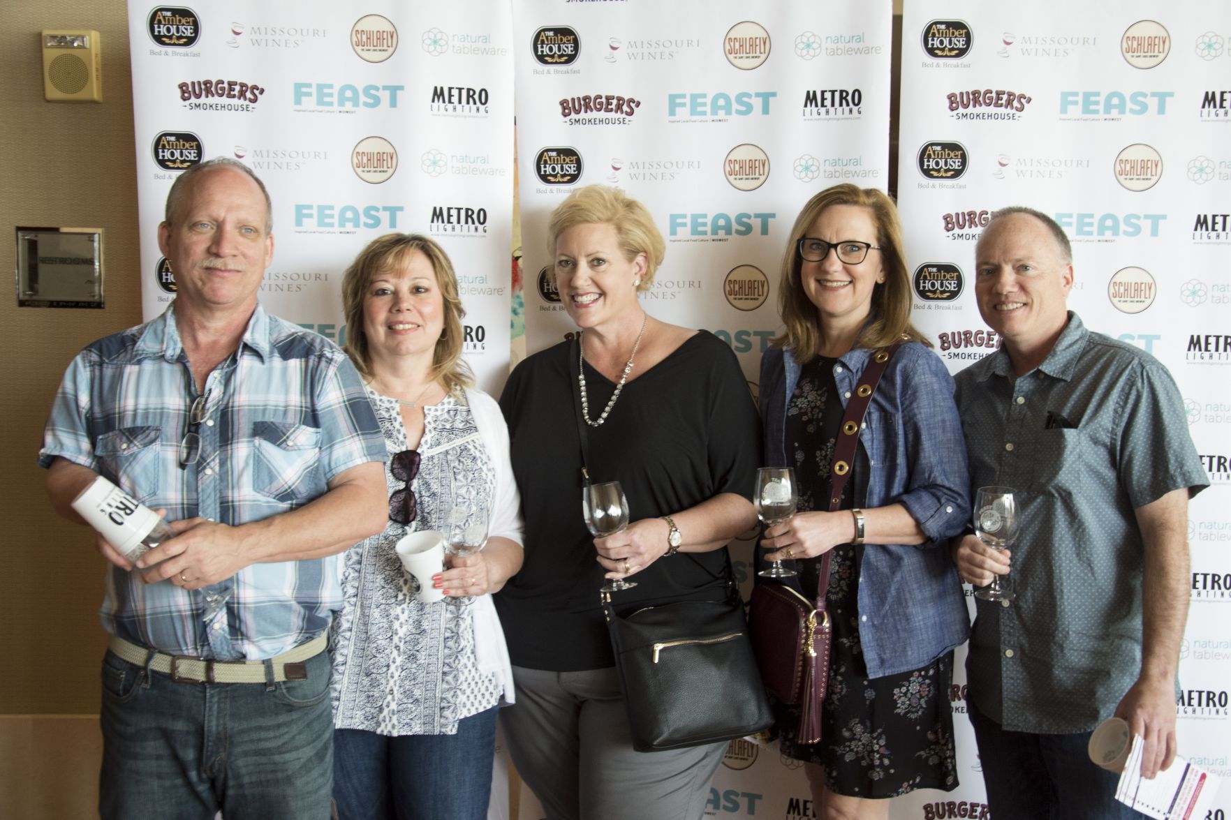 2018 Taste & Toast: Greg Finch, Lynn Finch, Lisa Basler, and Laura and Jim Cannady